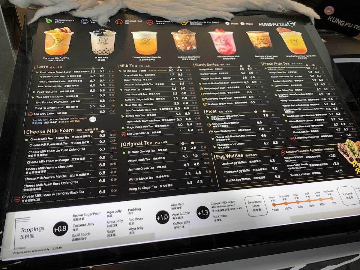Menu Kung Fu Tea On Peel (Brampton)-10