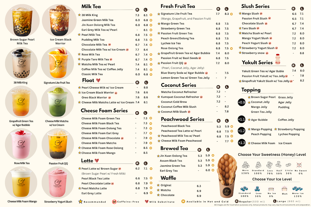 Menu Kung Fu Tea Ottawa-1
