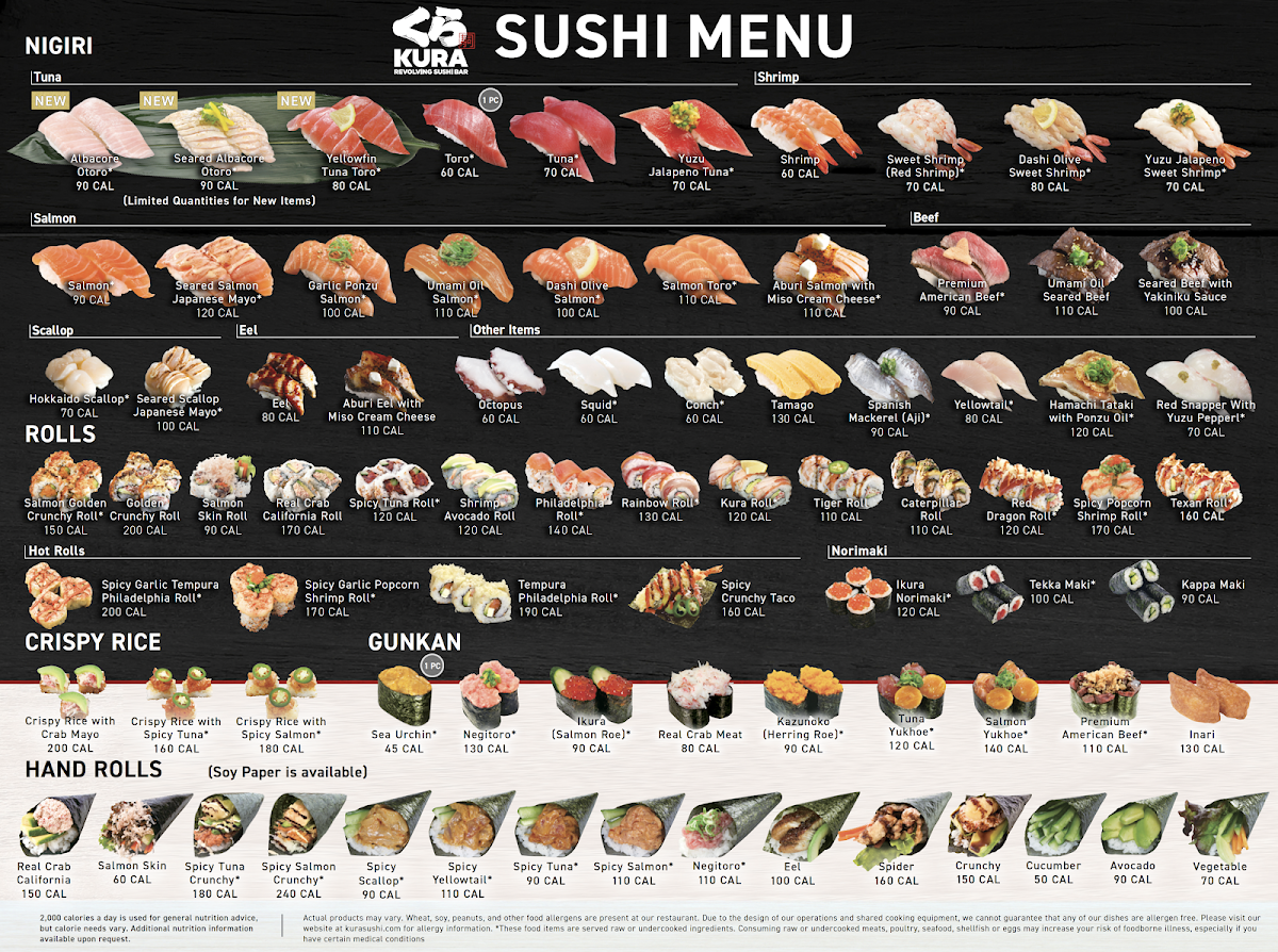 Menu Kura Revolving Sushi Bar-3