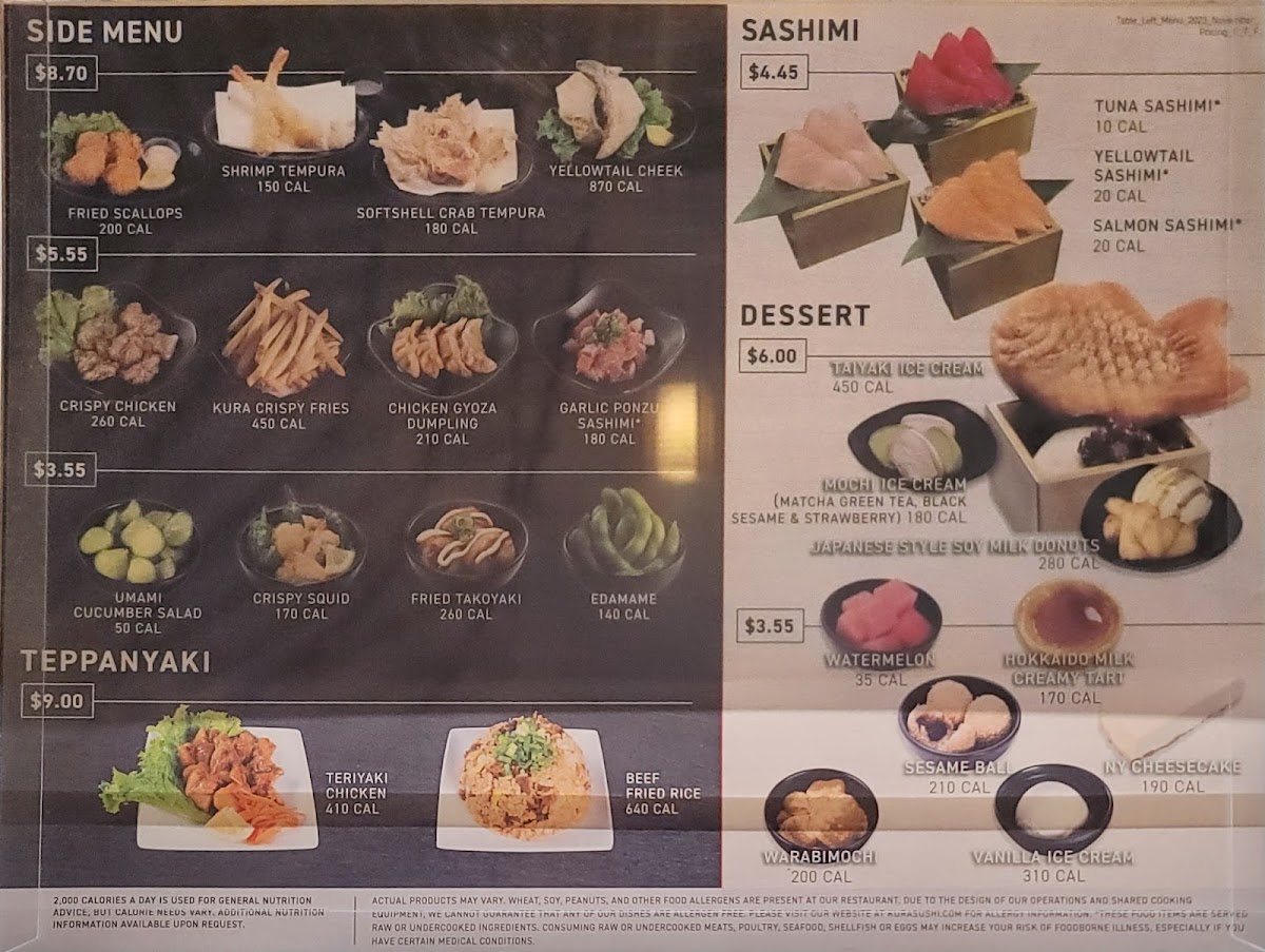 Menu Kura Revolving Sushi Bar-5
