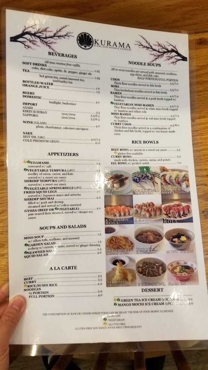 Menu Kurama Sushi & Noodle Express-10