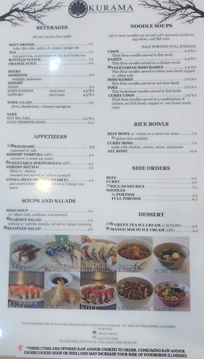 Menu Kurama Sushi & Noodle Express-3