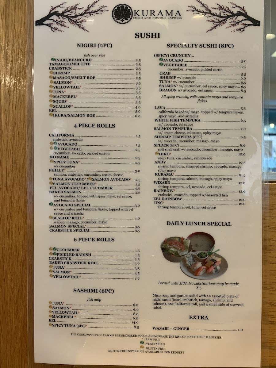 Menu Kurama Sushi & Noodle Express-6