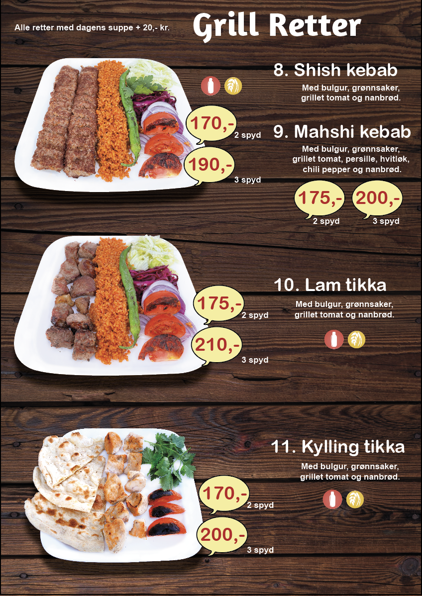 Menu Kurdernes Grillhus Drammen As-3