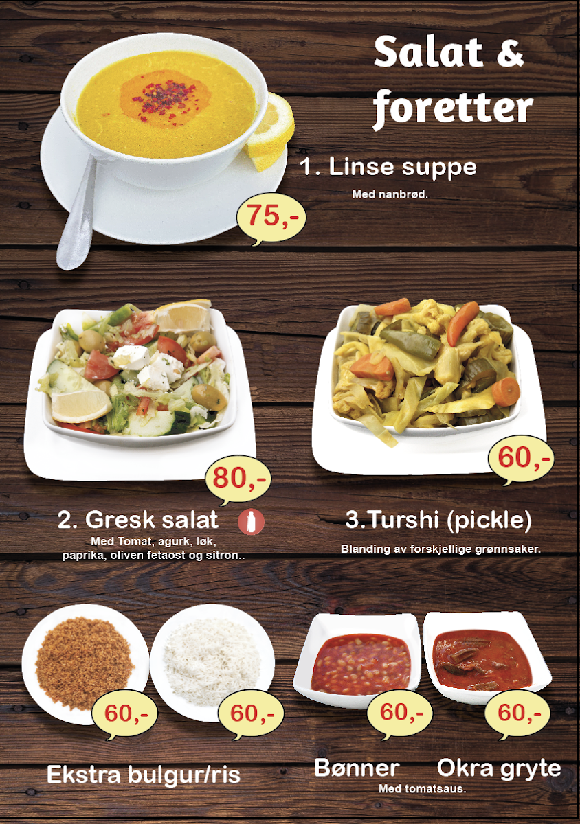 Menu Kurdernes Grillhus Drammen As-7