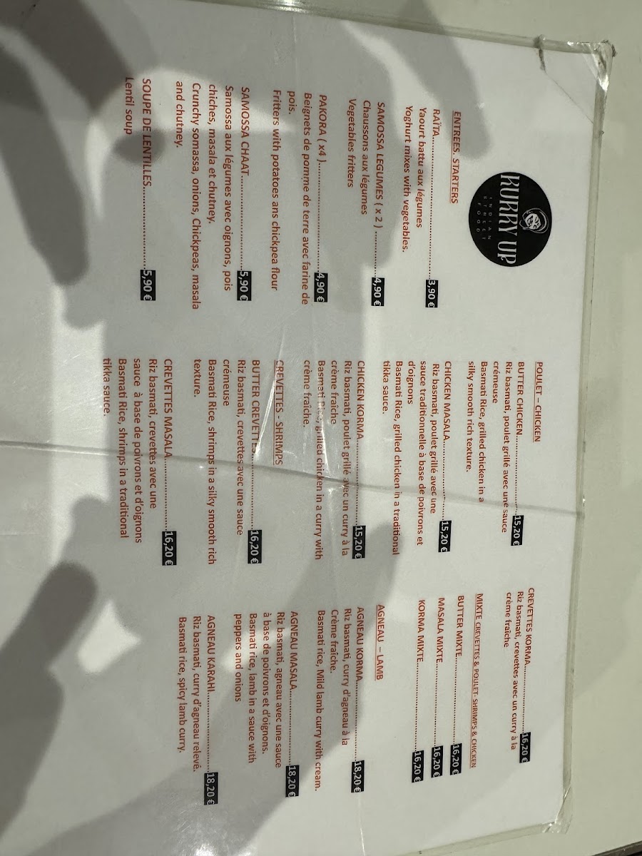 Menu Kurry Up-9