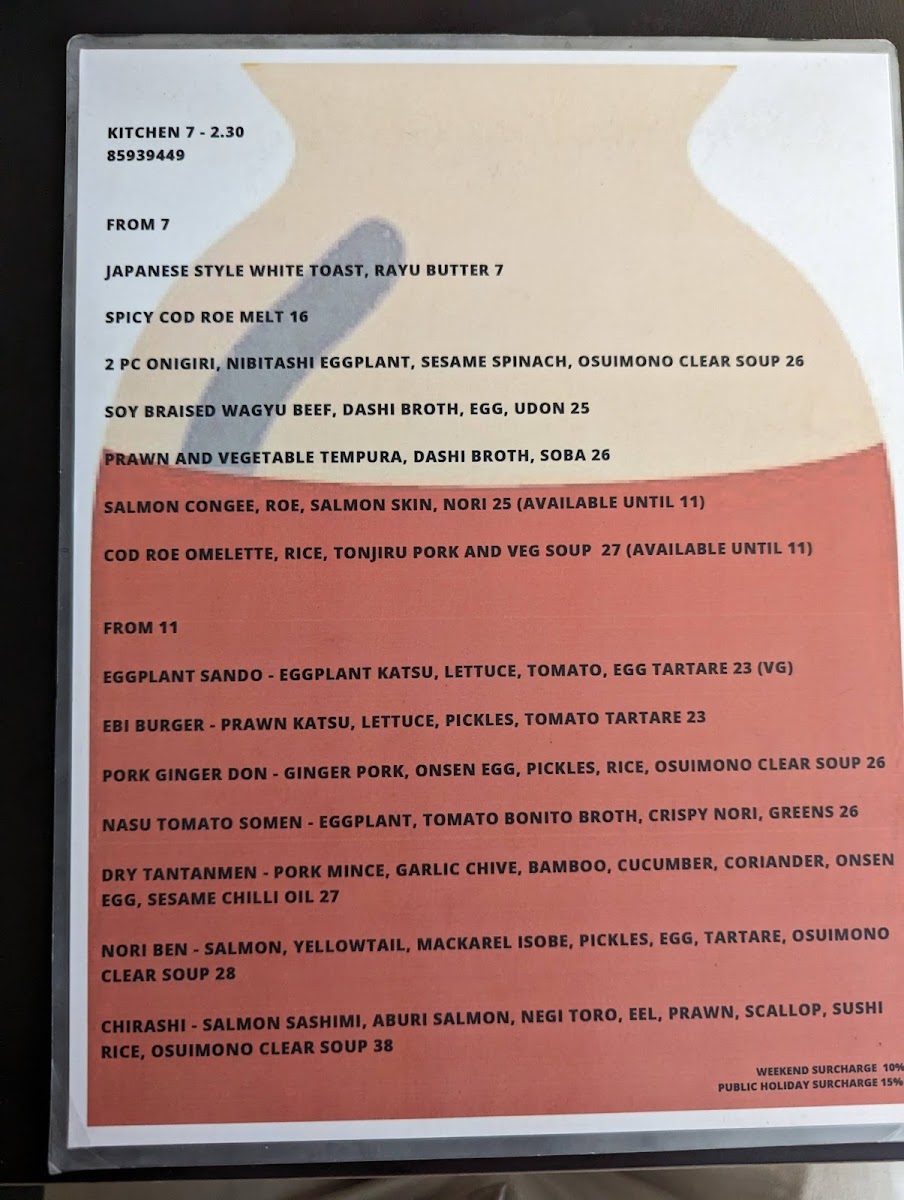 Menu Kurumac-9