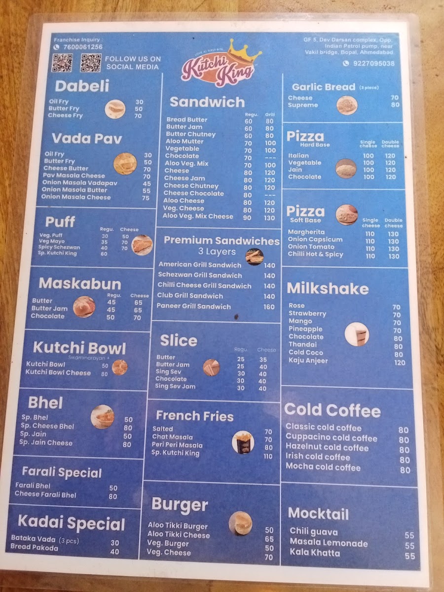 Menu Kutchi King - Bopal-1