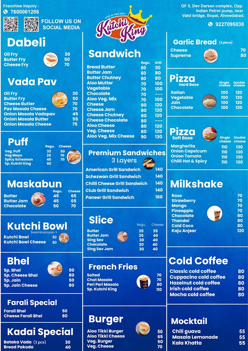 Menu Kutchi King - Bopal-2