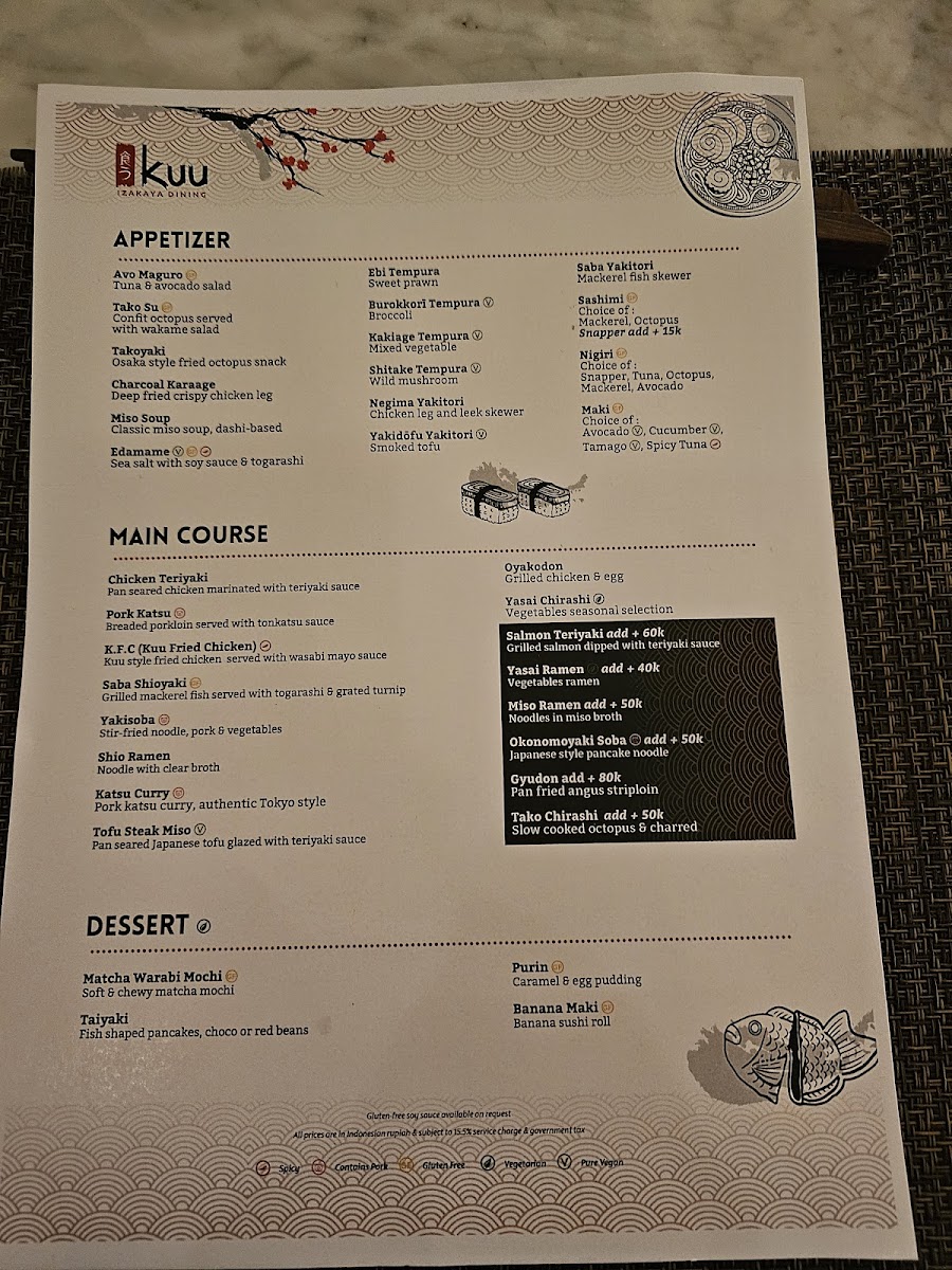 Menu Kuu Izakaya Dining-10
