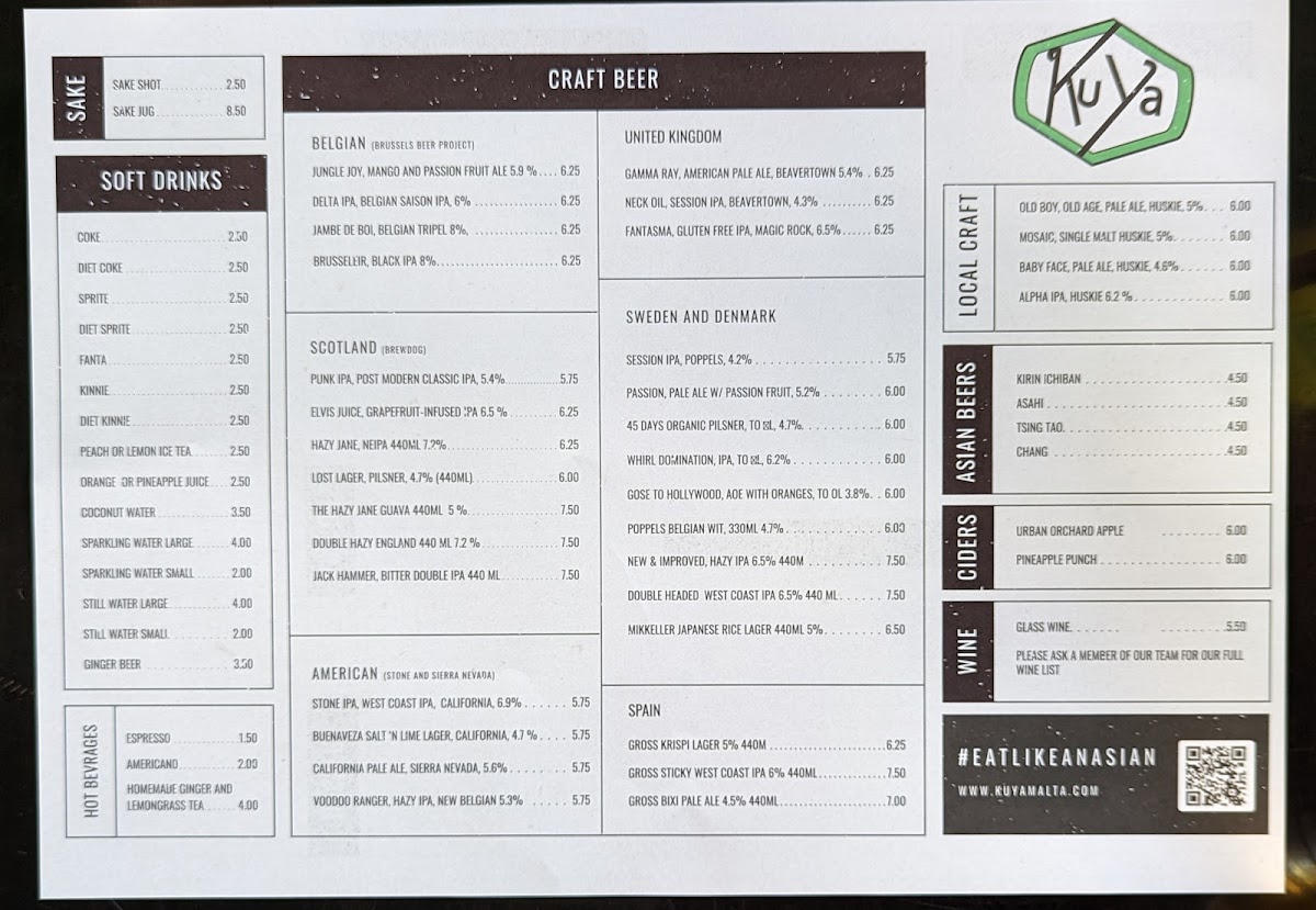 Menu Kuya Asian Restaurant-9