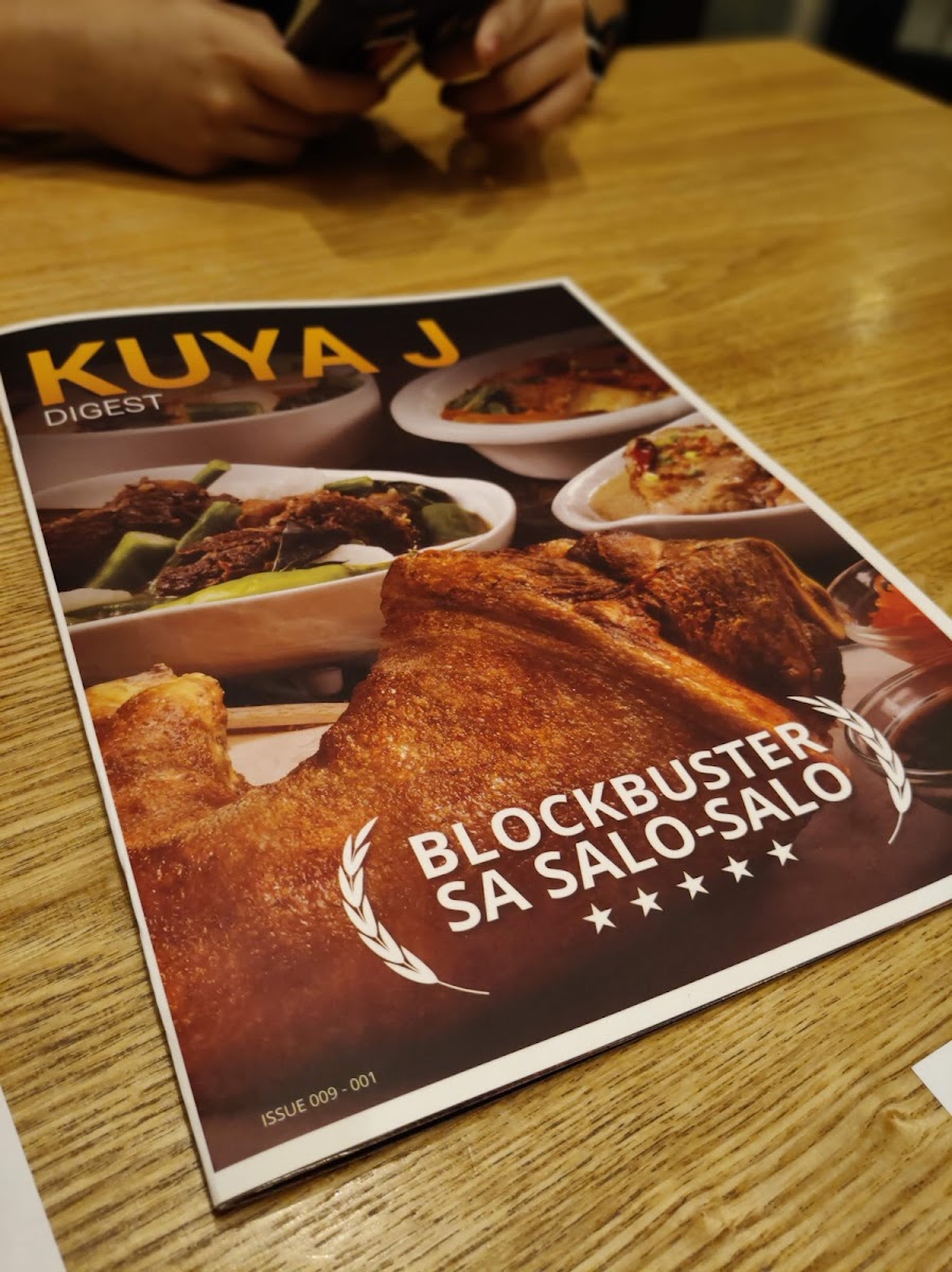 Menu Kuya J - Robinsons Place Manila-10