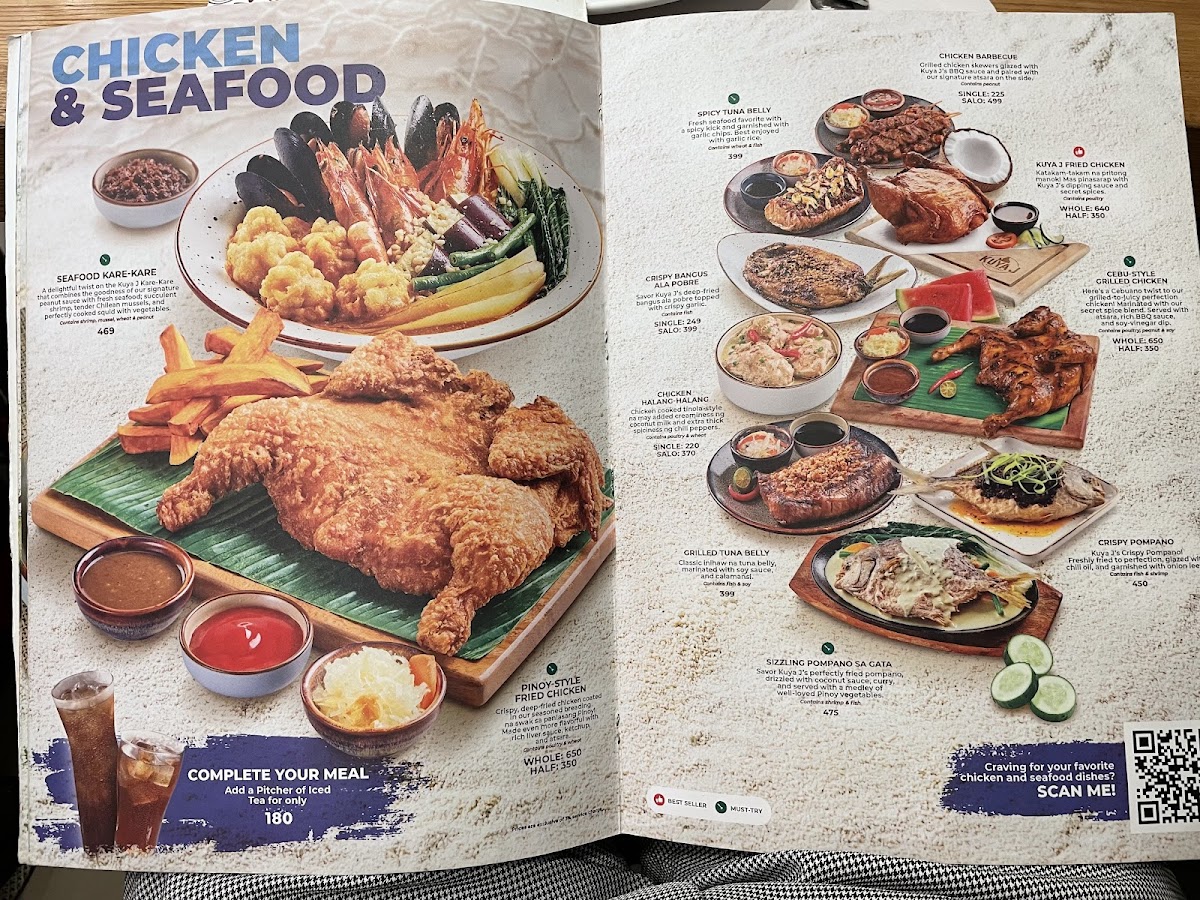 Menu Kuya J - Robinsons Place Manila-4