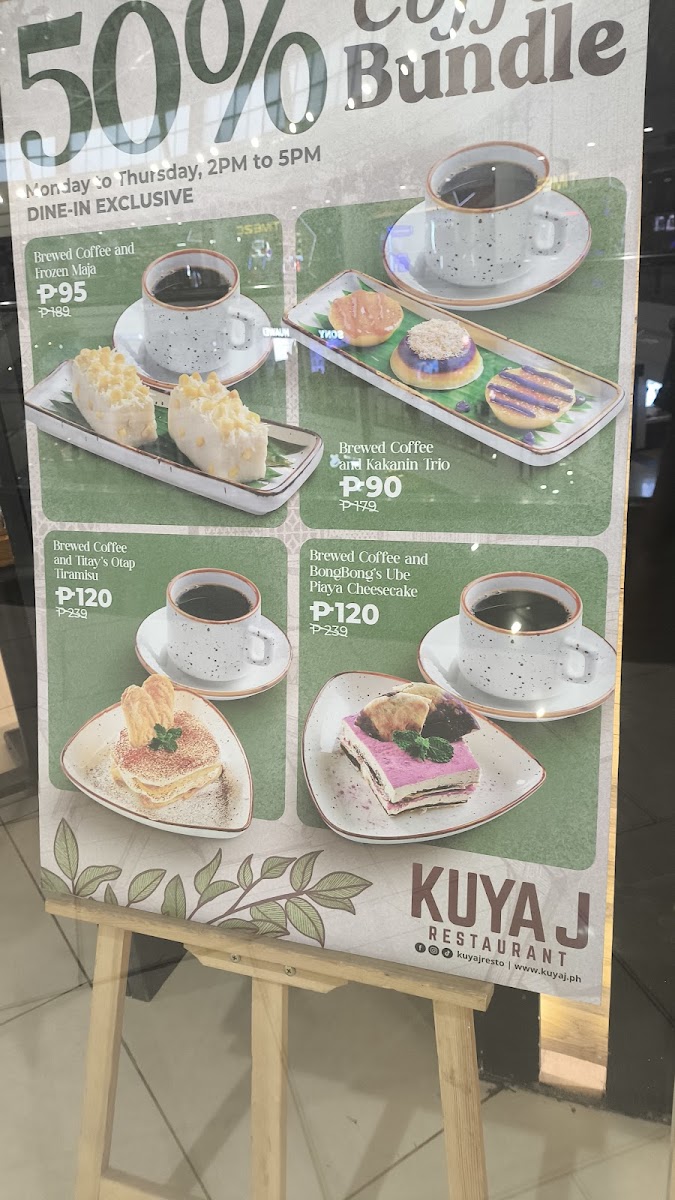 Menu Kuya J - Robinsons Place Manila-6