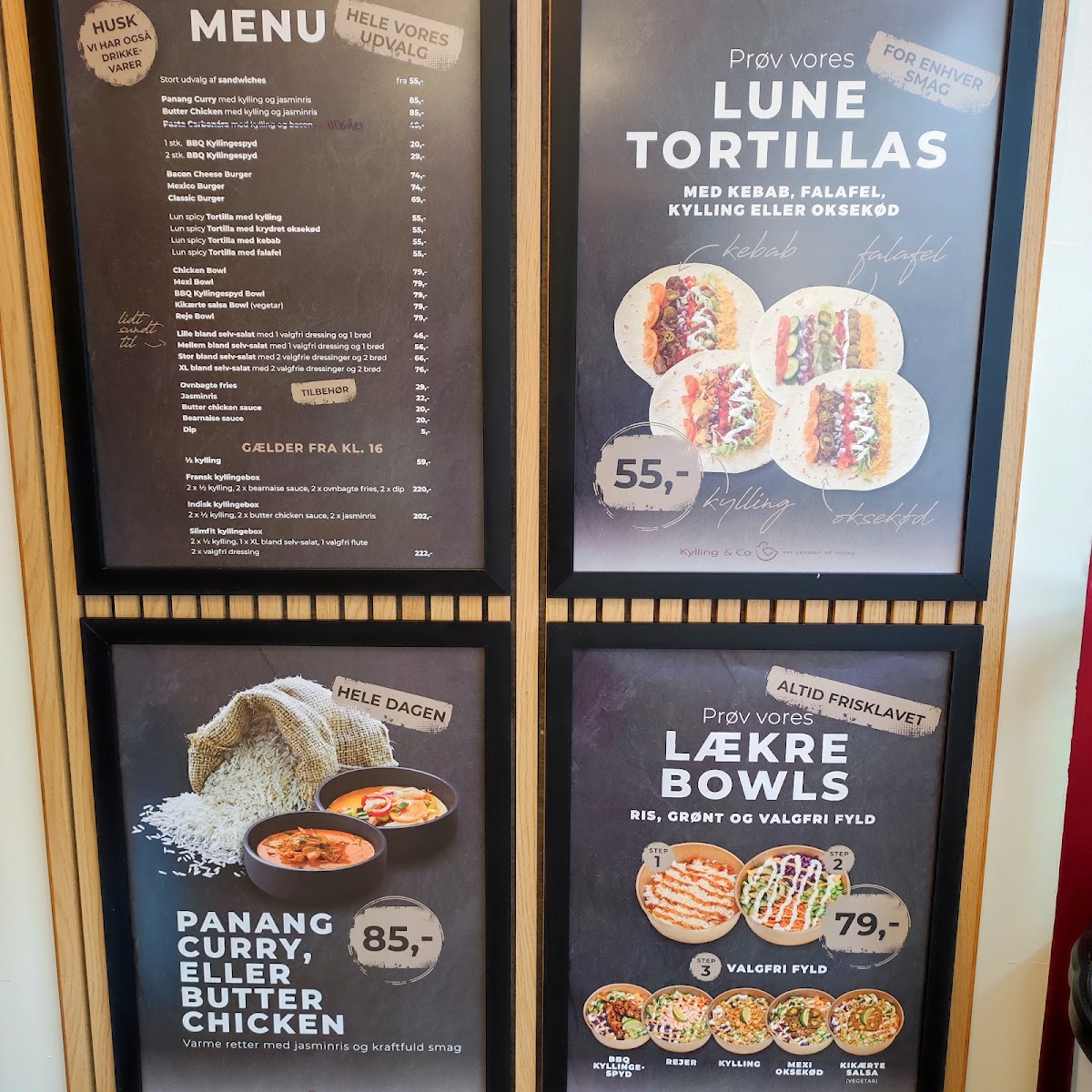 Menu Kylling & Co Herning-1