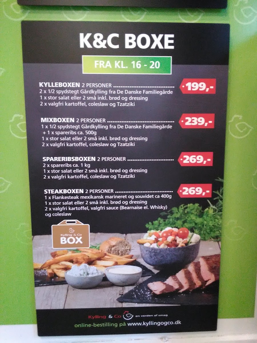 Menu Kylling & Co Herning-2