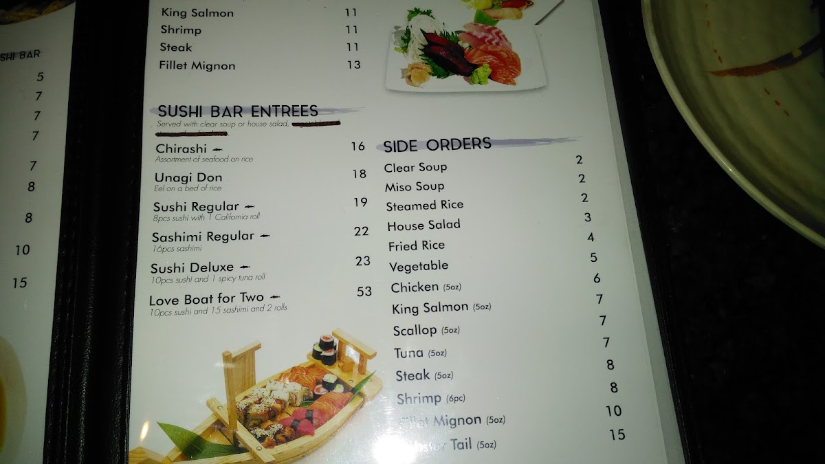 Menu Kyoto Japanese Steak House-9