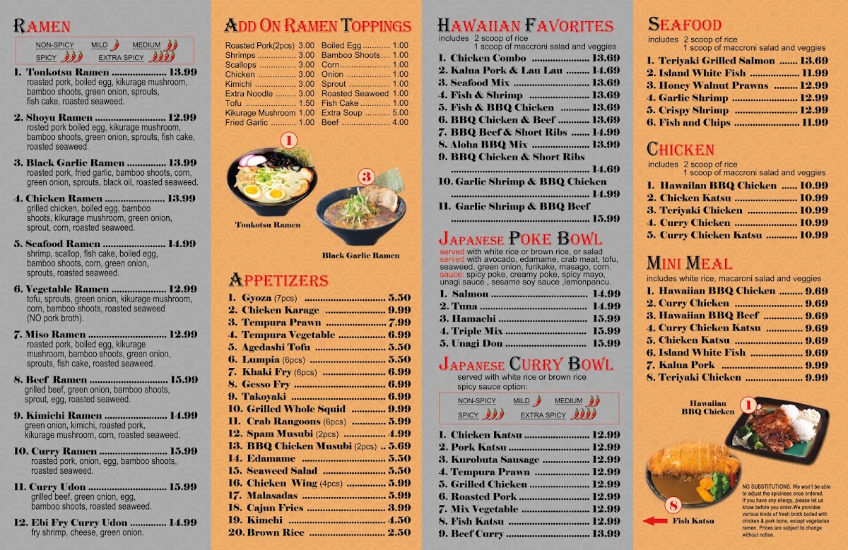 Menu Kyoto Ramen Hawaiian Bbq & Boba-5