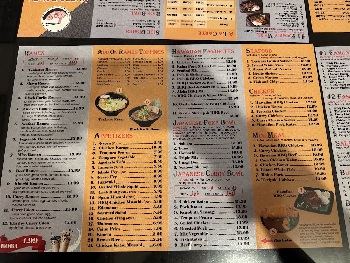 Menu Kyoto Ramen Hawaiian Bbq & Boba-6