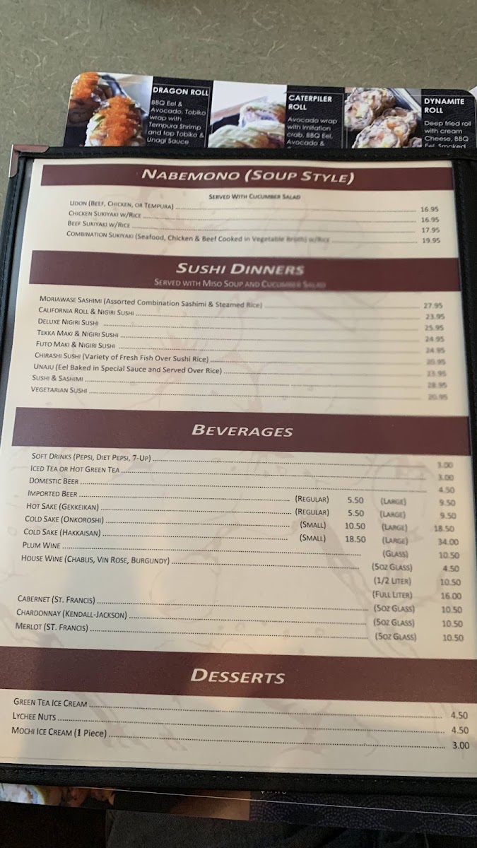 Menu Kyoto Restaurant-2