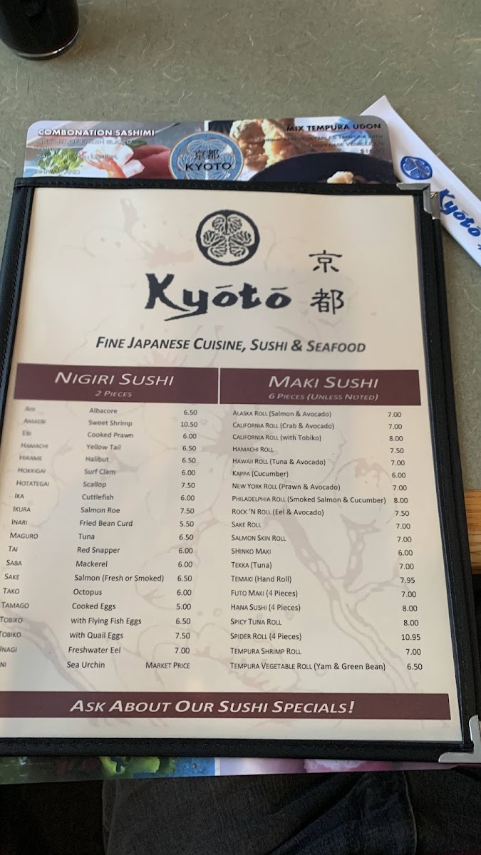 Menu Kyoto Restaurant-7