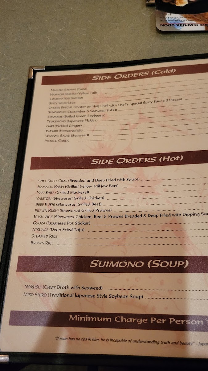 Menu Kyoto Restaurant-8