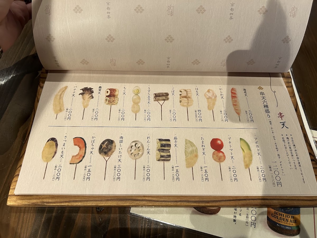 Menu Kyoto Shijo Kuon-7
