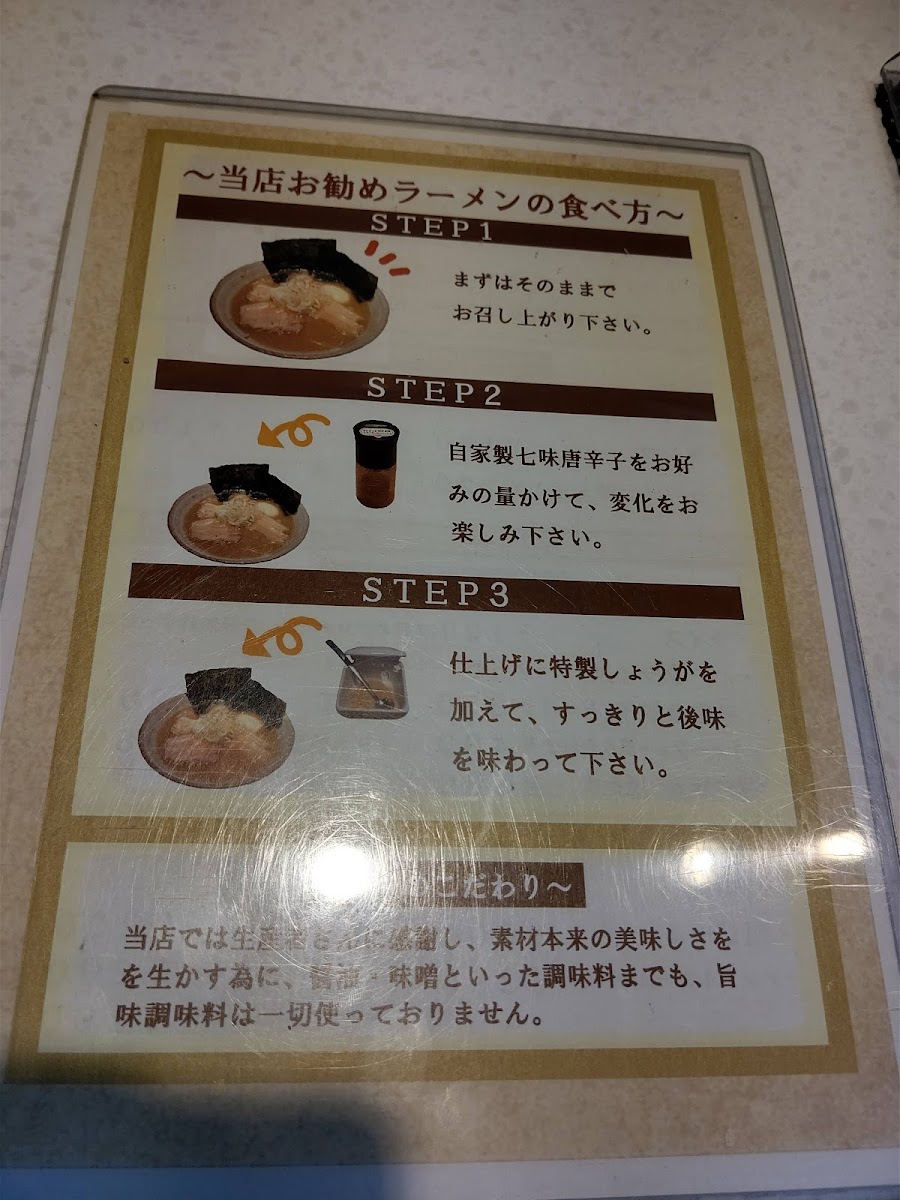 Menu Kyubei-7