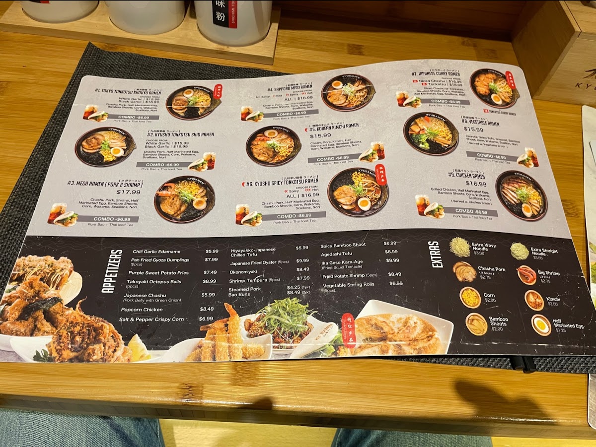 Menu Kyuramen Park Slope, Brooklyn-8