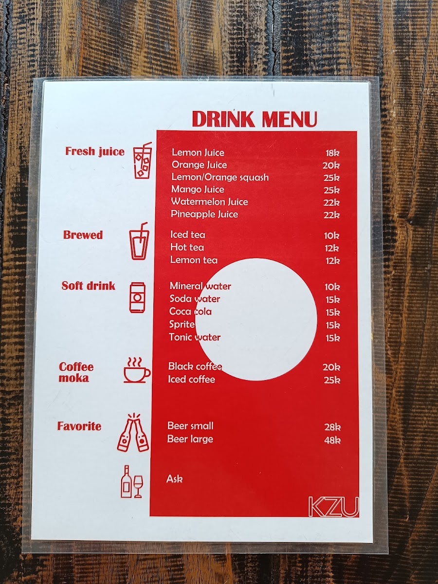 Menu Kzu Aiwa-1