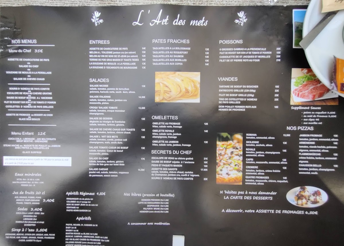 Menu L Art Des Mets-2