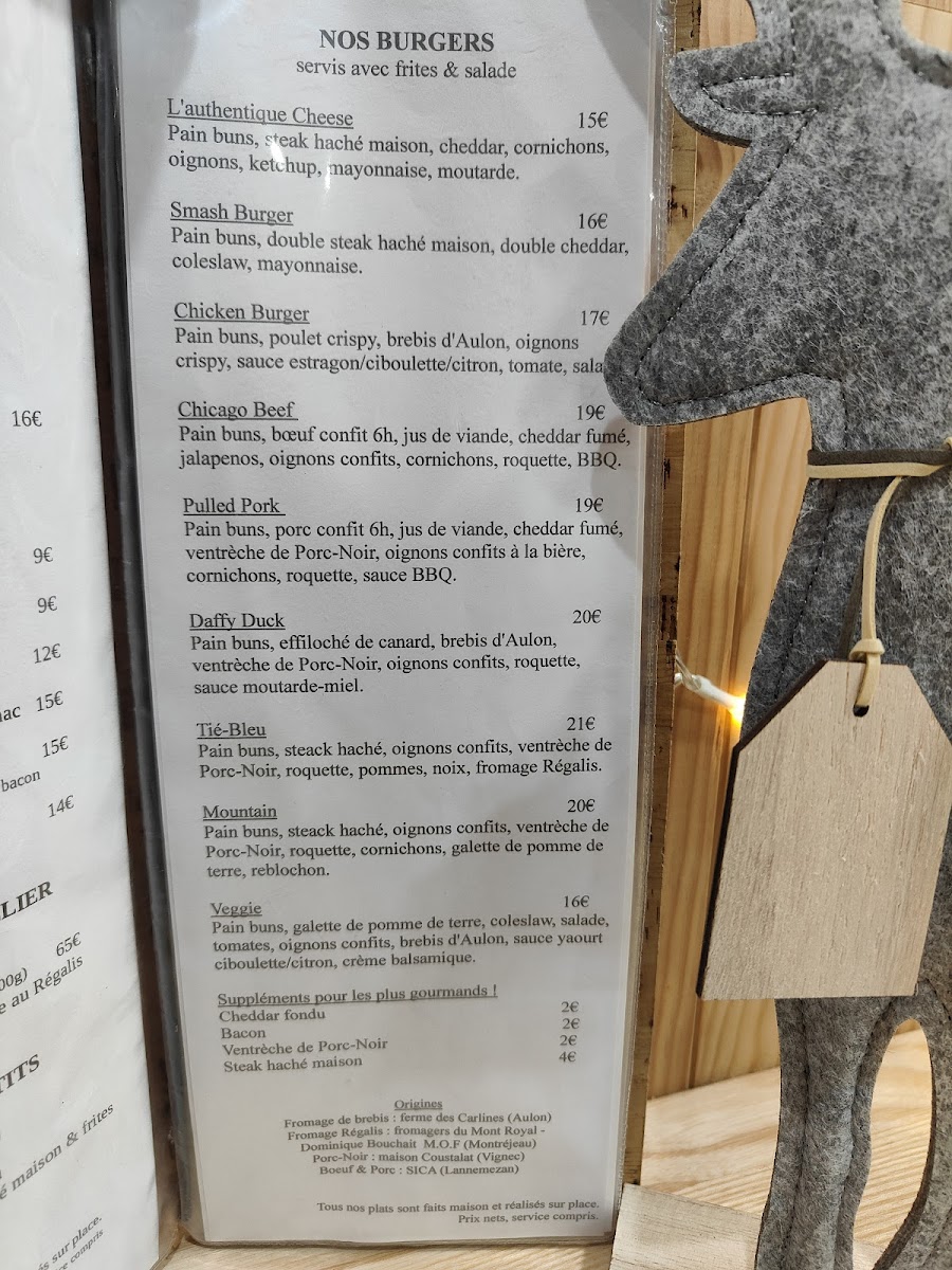 Menu L Atelier Du Burger-10