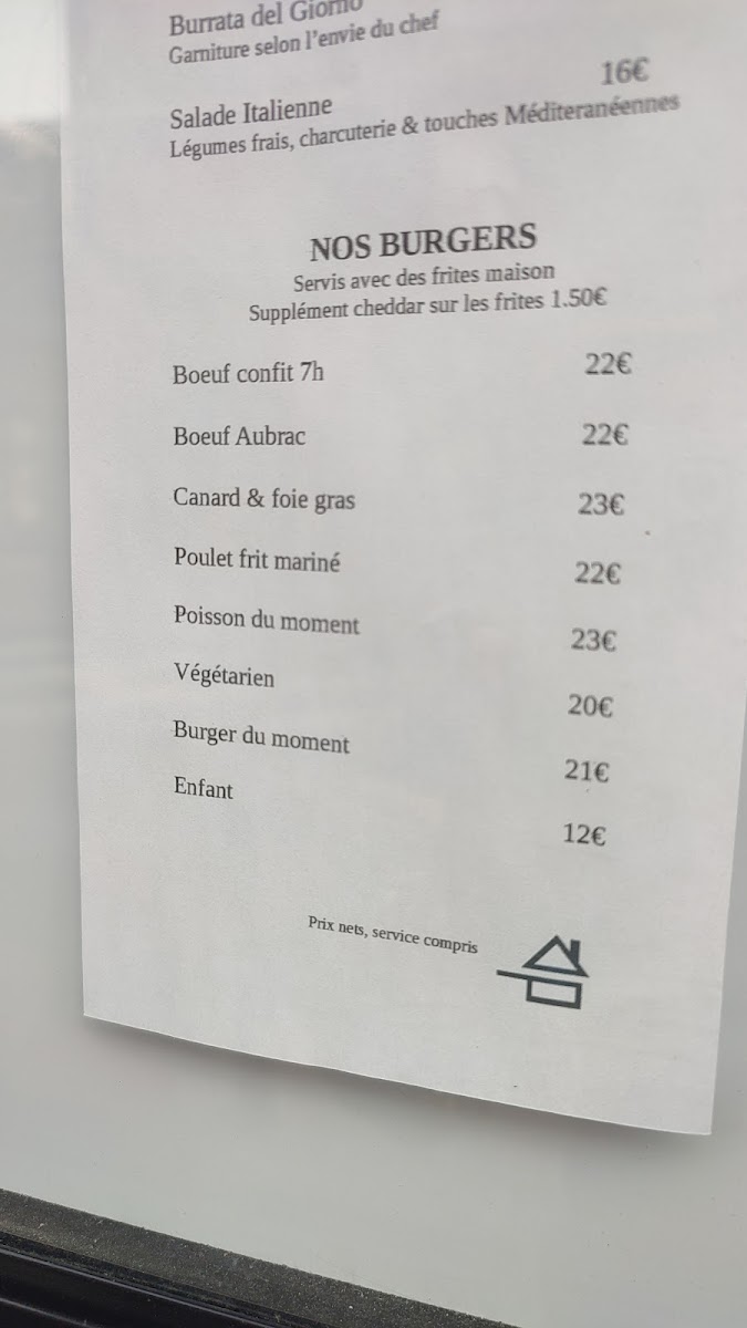 Menu L Atelier Du Burger-9