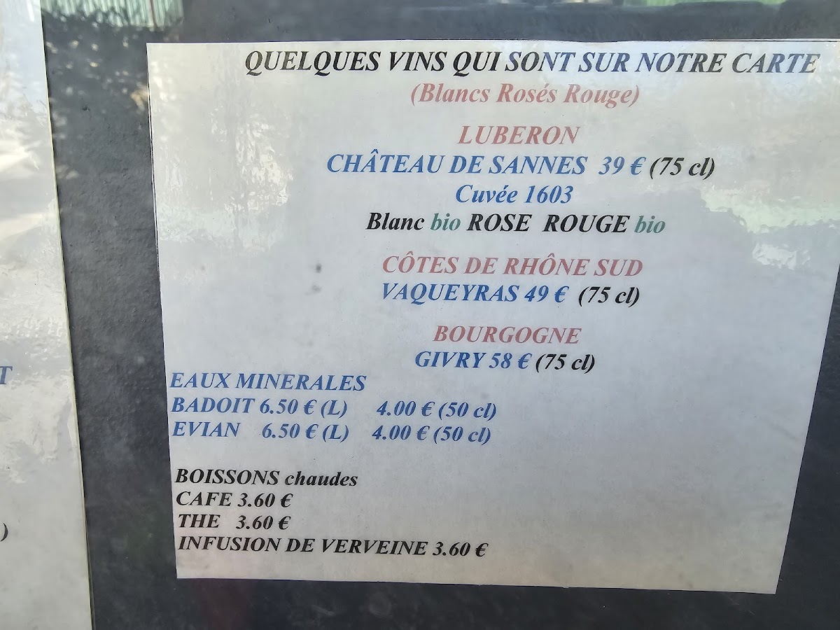 Menu L' Auberge De Cheval Blanc-4