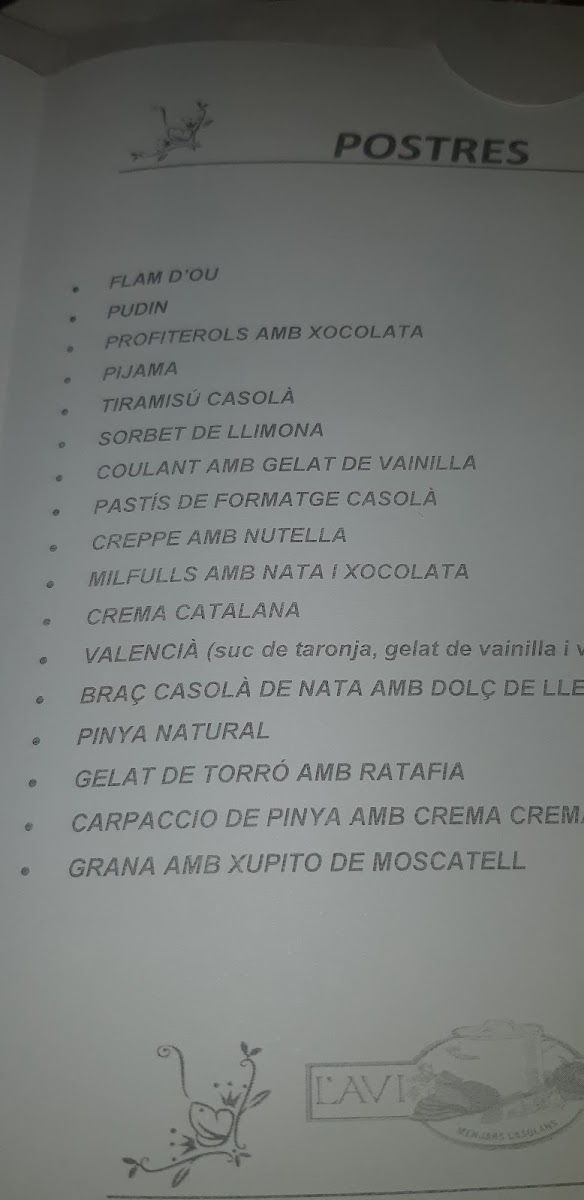 Menu L' Avi Pep Restaurant-10