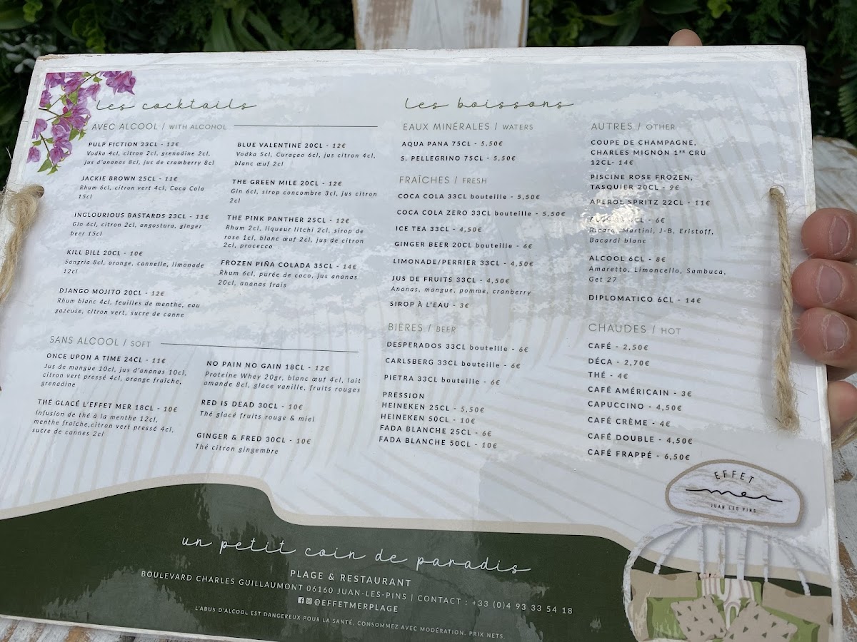 Menu L' Effet Mer Plage-3