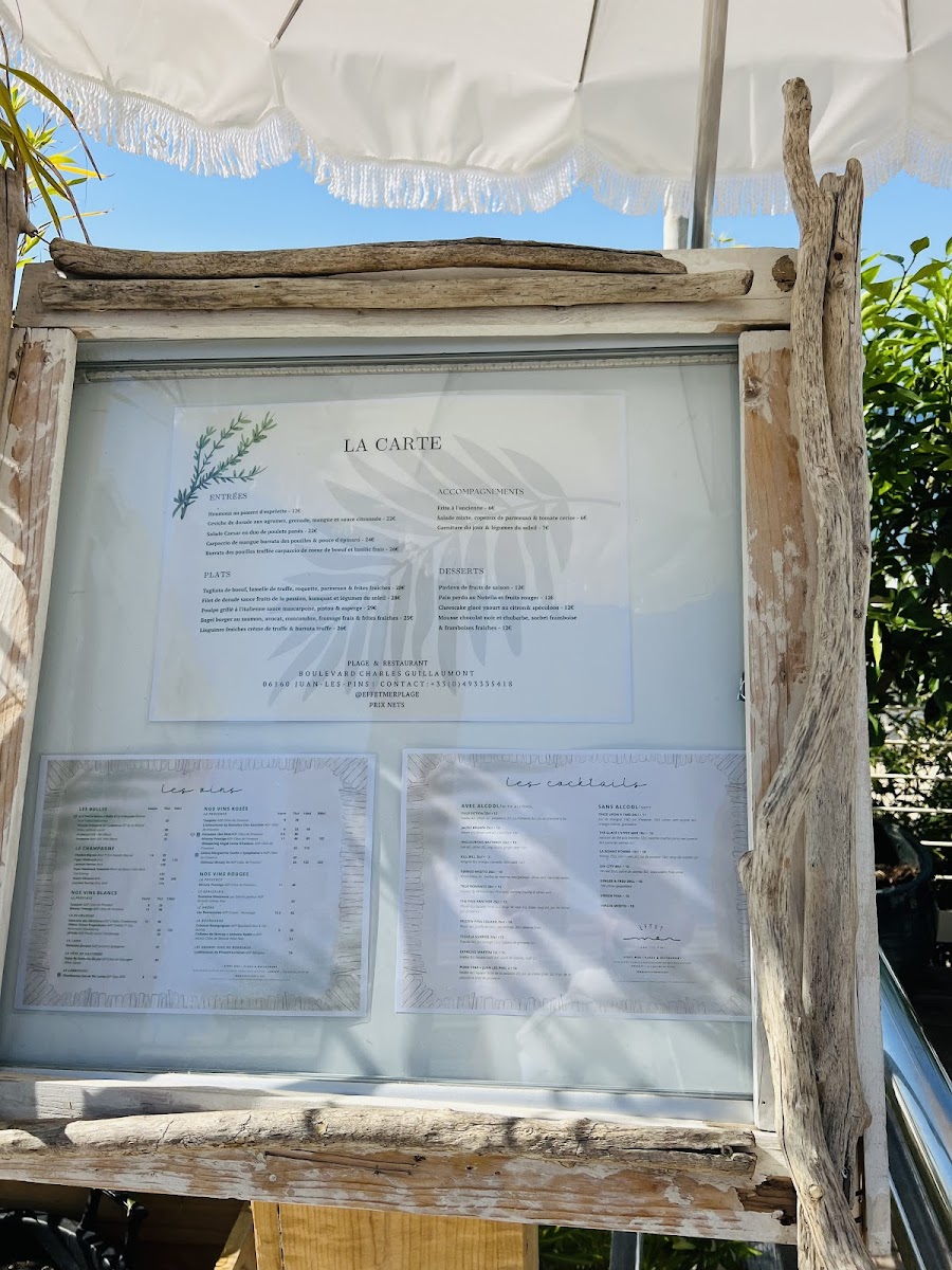 Menu L' Effet Mer Plage-9