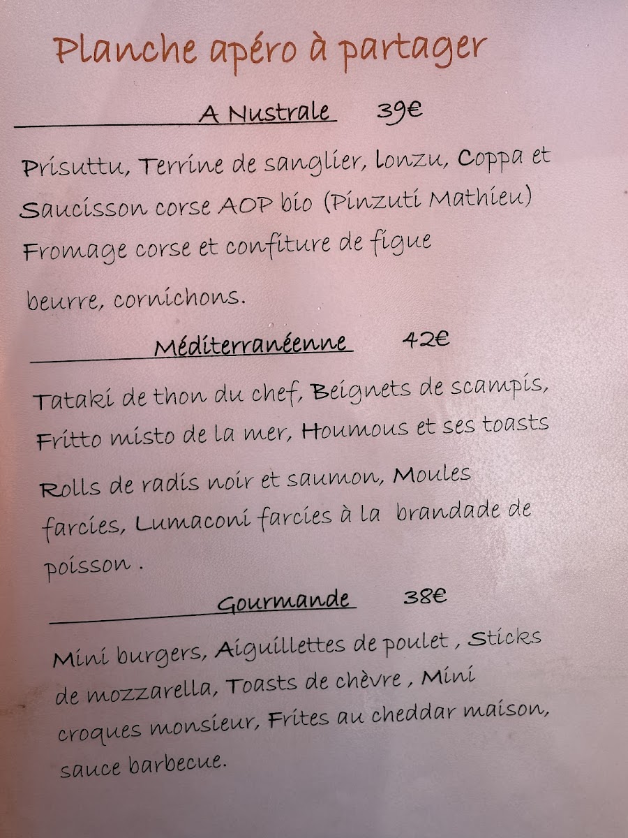 Menu L' Escale-2