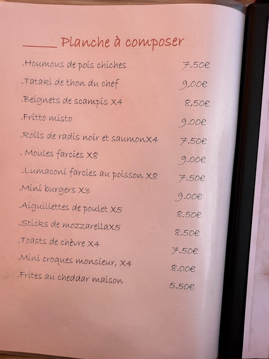 Menu L' Escale-3