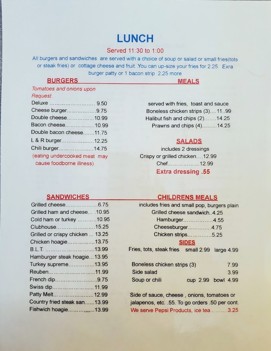 Menu L & R Cafe-1