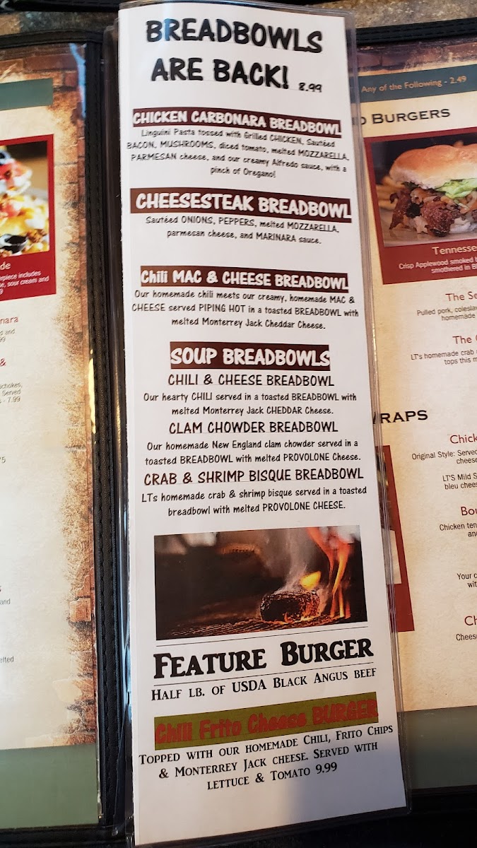 Menu L T Evans Eatery & Drafthouse-6