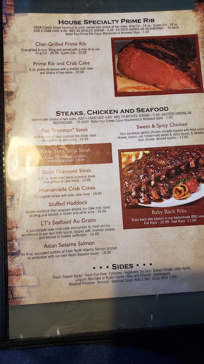 Menu L T Evans Eatery & Drafthouse-7