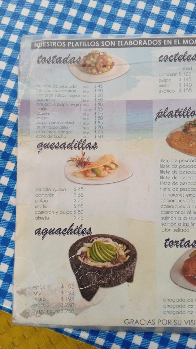 Menu La Almeja Exótica-4