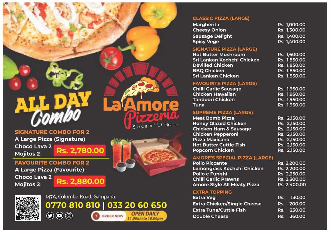 Menu La Amore Pizzeria-2