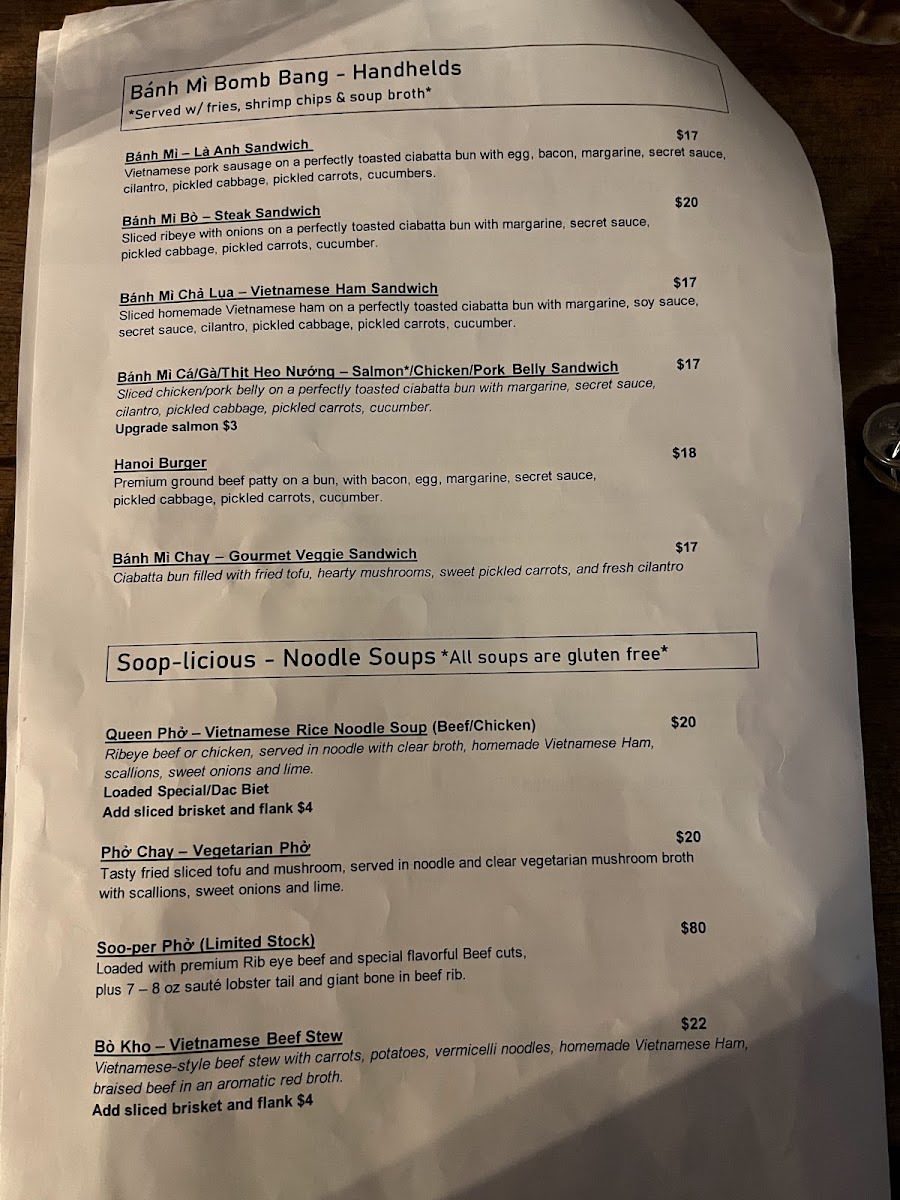 Menu Là Anh - Authentic Vietnamese & Lounge-1