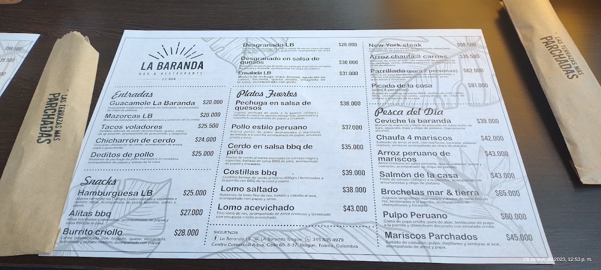 Menu La Baranda Centro Comercial Acqua-4