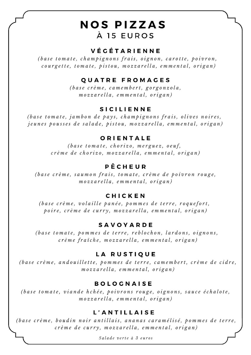 Menu La Barcarole-1