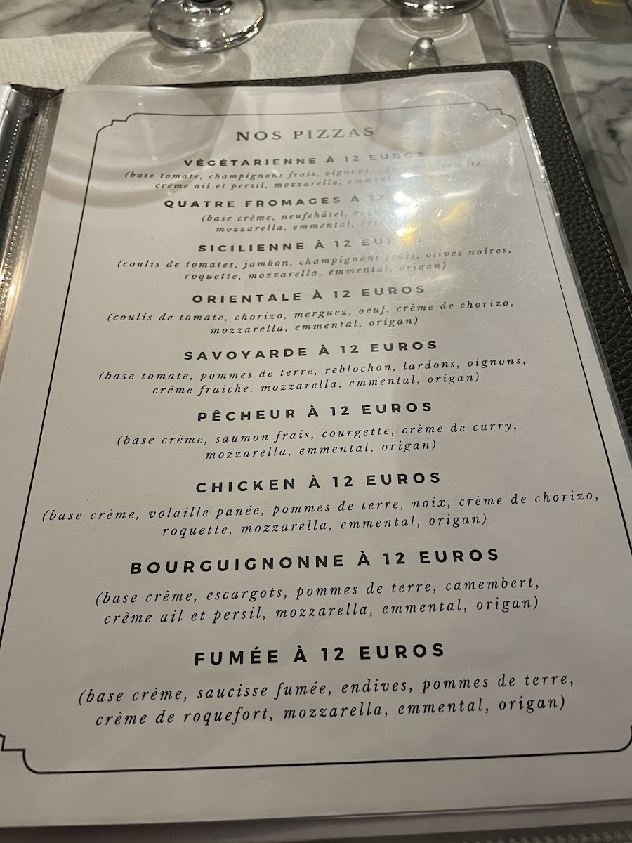 Menu La Barcarole-7