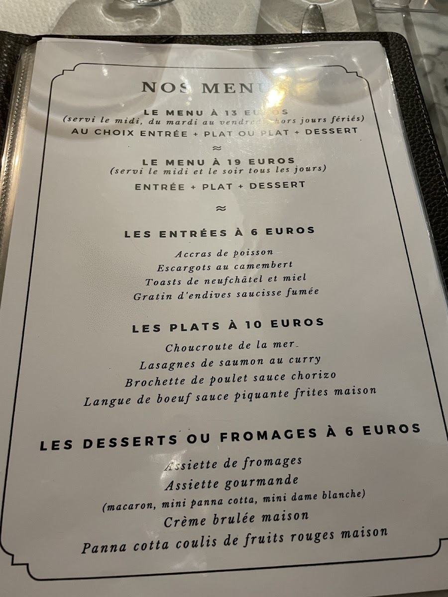 Menu La Barcarole-8