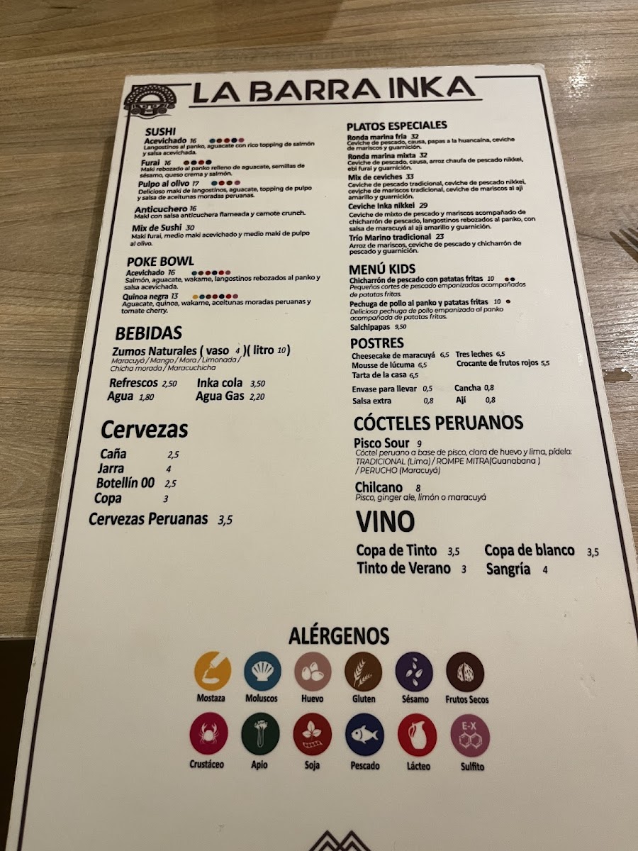 Menu La Barra Inka-4